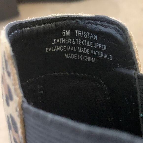 Dolce Vita 6 Tristan Ankle Chelsea Boots Booties Suede Leopard Animal Print NEW - Picture 11 of 11